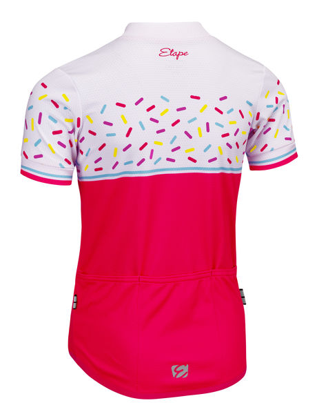 Dětský dres ETAPE RIO, vel. 152/158, růžová/bílá