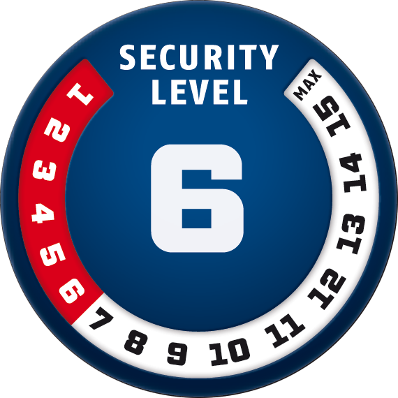 Řetězový zámek ABUS 1385 Tresor, 75 cm, barva vínová