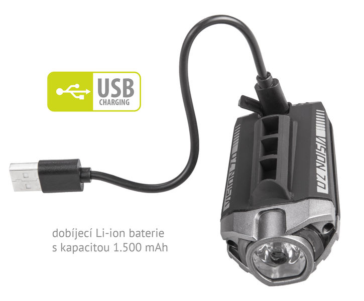 ONE – přední světlo VISION 7.0 USB