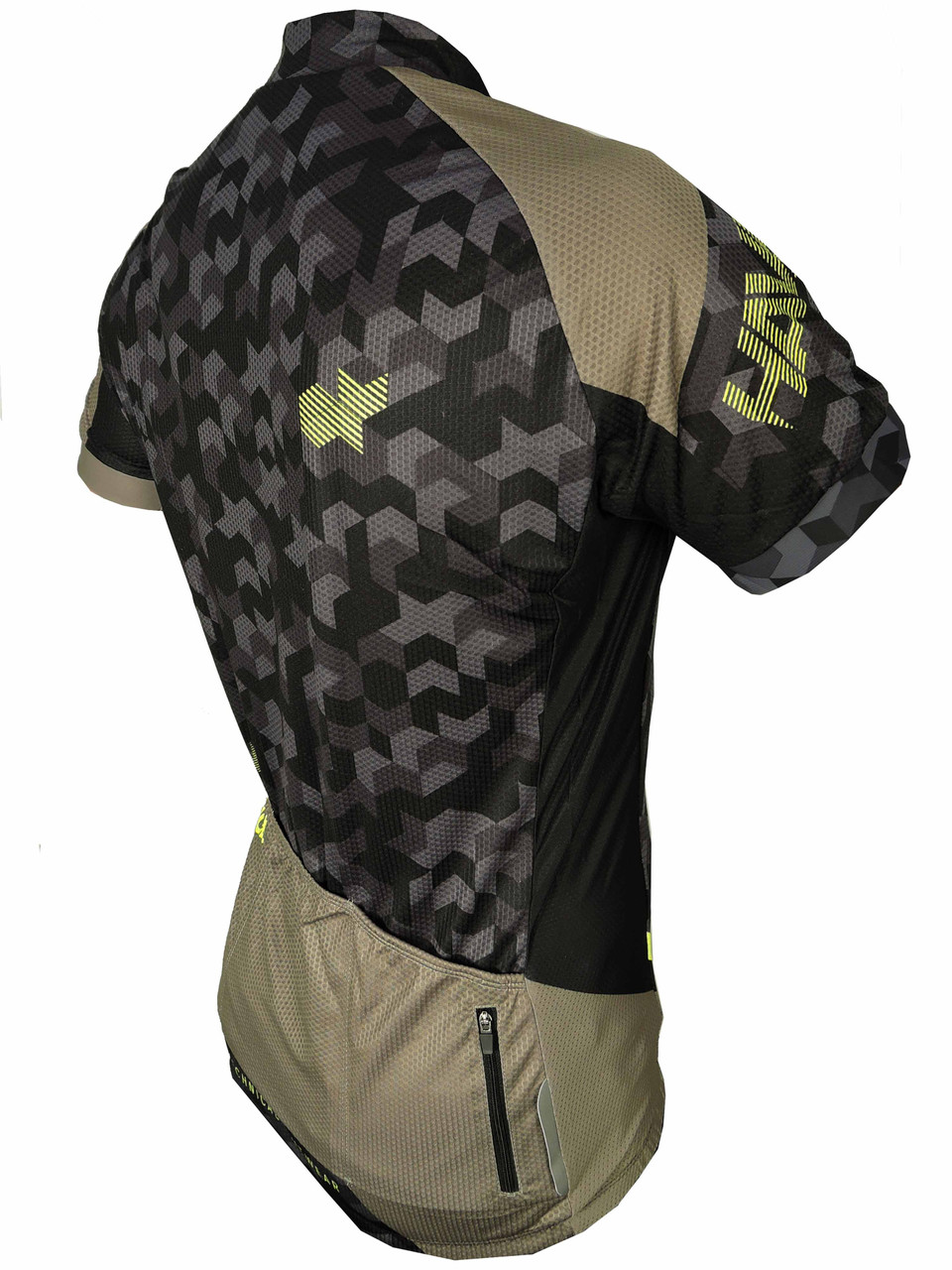 Dres HAVEN SINGLETRAIL men khaki/yellow, velikost XXL