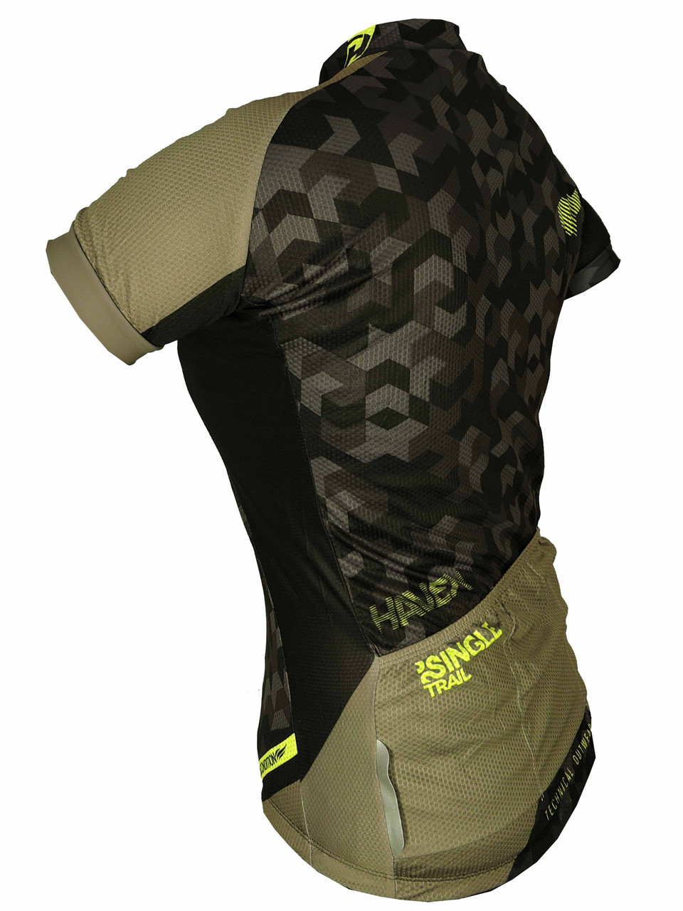 Dres HAVEN SINGLETRAIL women khaki/yellow, velikost L