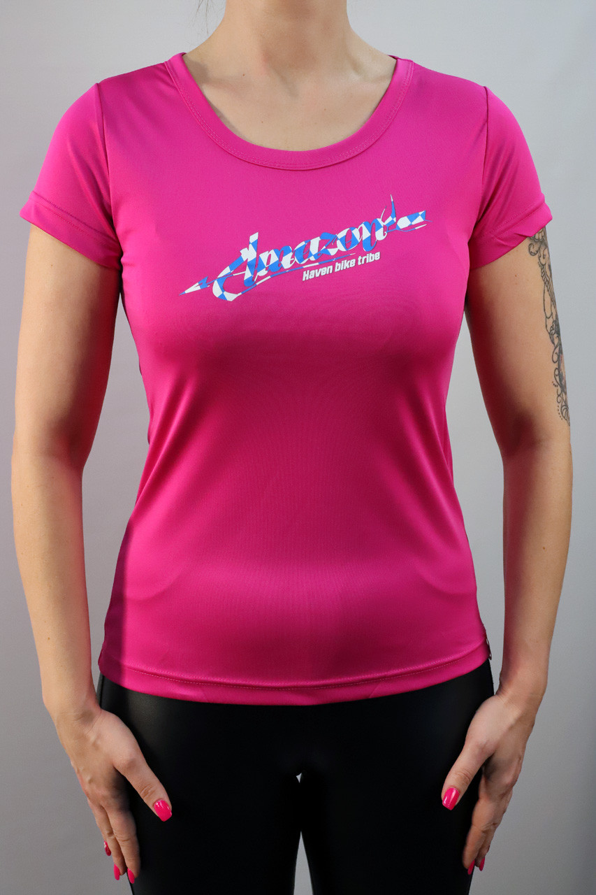 Dámský dres HAVEN AMAZON SHORT pink/blue, velikost XL
