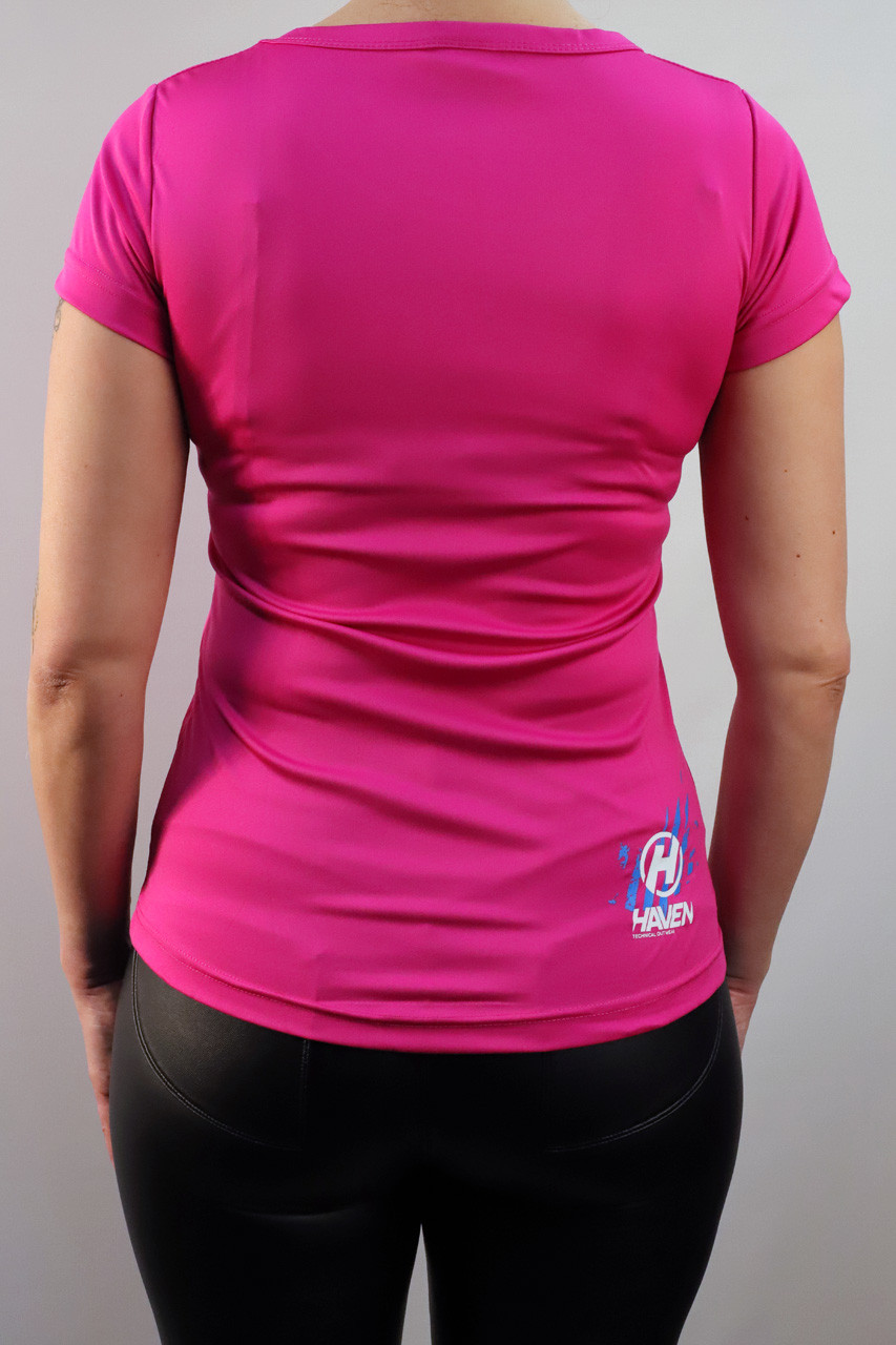 Dámský dres HAVEN AMAZON SHORT pink/blue, velikost XL