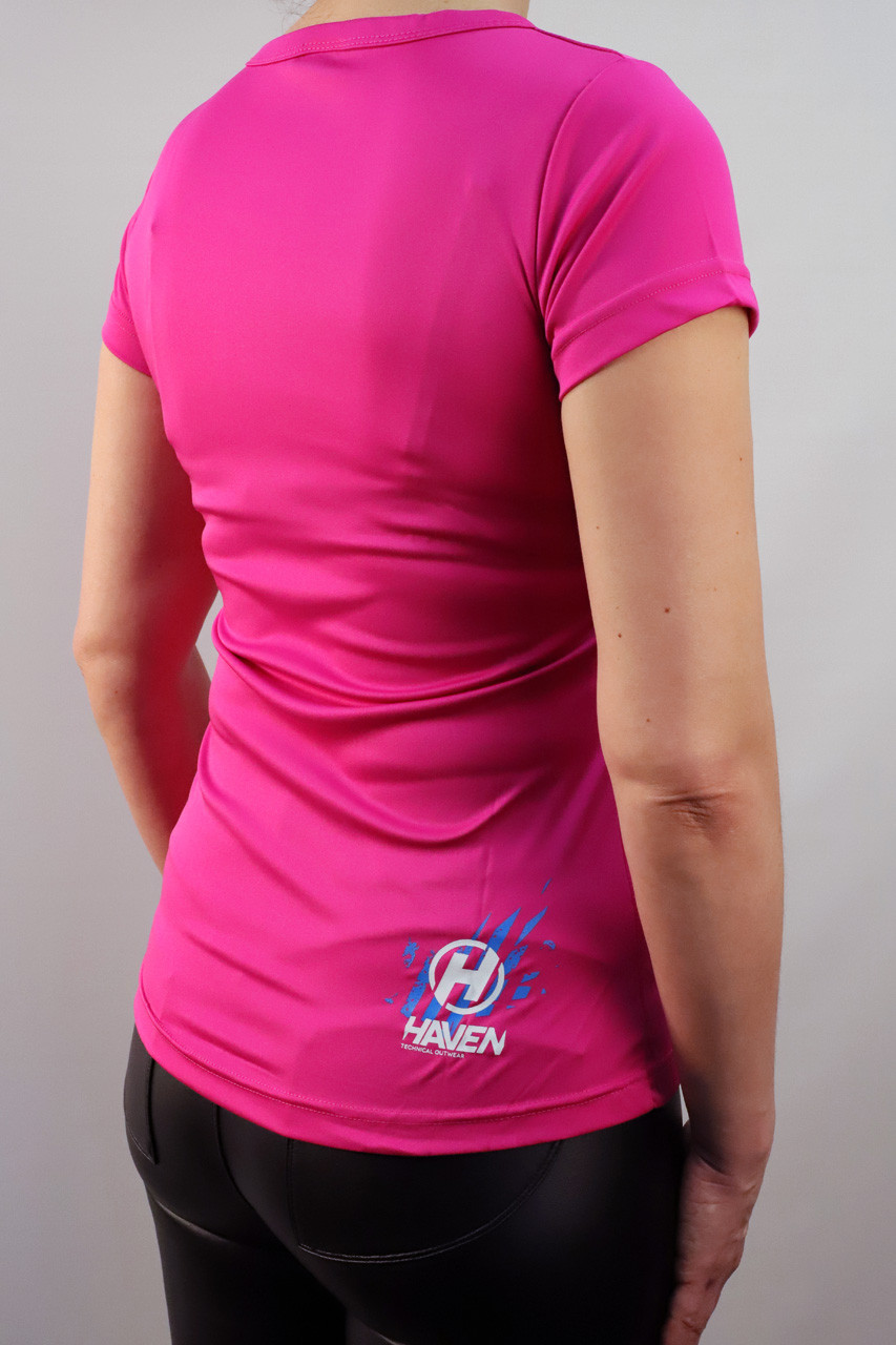 Dámský dres HAVEN AMAZON SHORT pink/blue, velikost XL