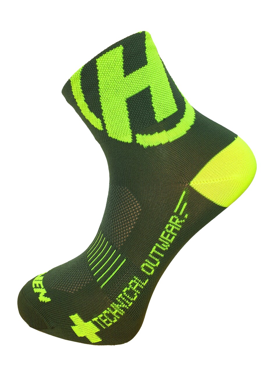 Ponožky HAVEN LITE Silver NEO yellow/khaki 2 páry