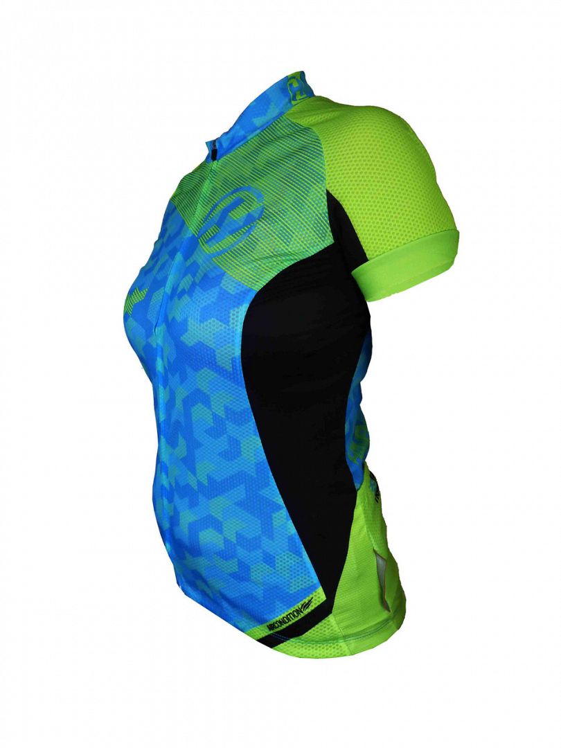 Dres HAVEN SINGLETRAIL women blue/green, velikost XXXL
