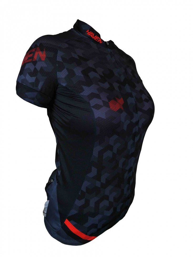 Dres HAVEN SINGLETRAIL women black/red, velikost S
