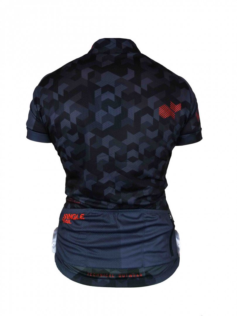 Dres HAVEN SINGLETRAIL women black/red, velikost S