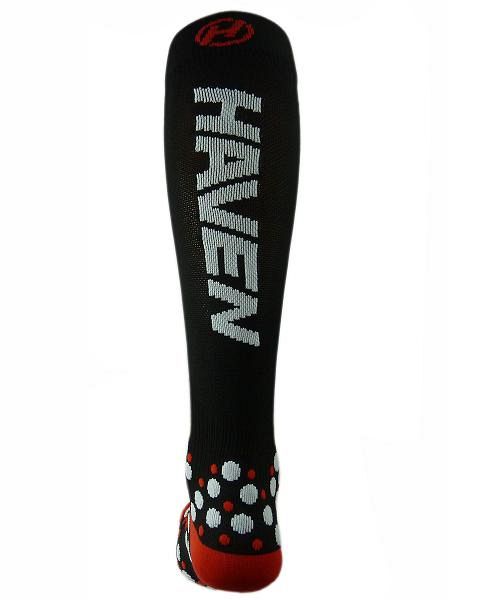 Kompresní podkolenky HAVEN EvoTec Silver black/white - MIDDLE COMPRESSION