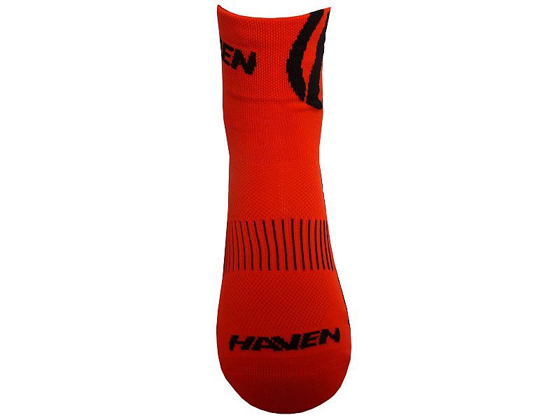 Ponožky HAVEN LITE Silver NEO red/black 2 páry