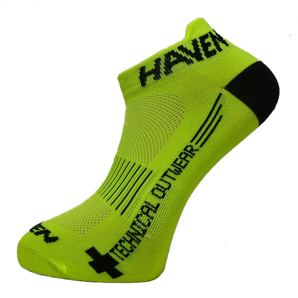 Ponožky HAVEN SNAKE Silver NEO yellow/black 2 páry