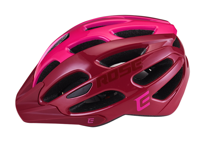 Cyklistická přilba EXTEND ROSE bordou-Lady pink