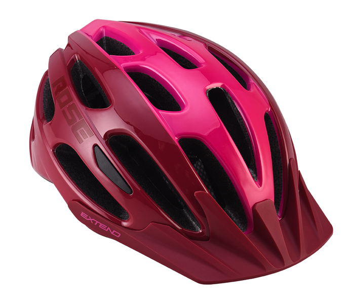 Cyklistická přilba EXTEND ROSE bordou-Lady pink