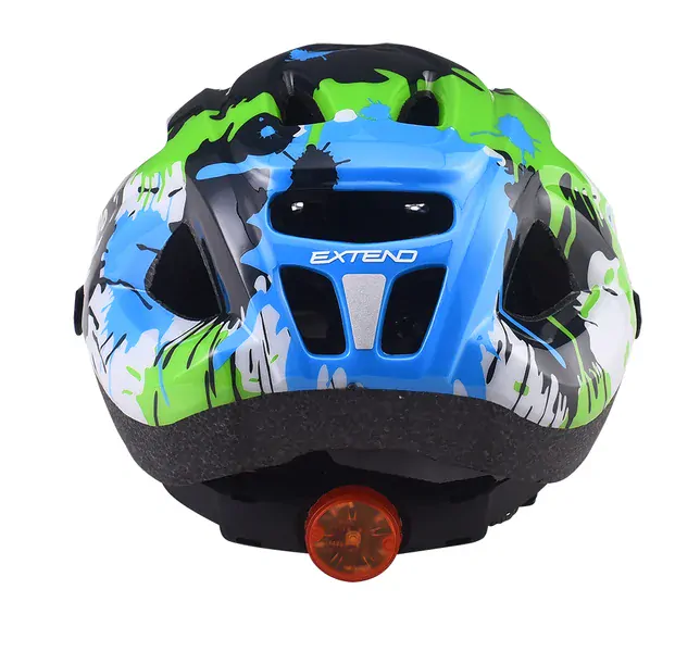 Cyklistická přilba EXTEND TRIXIE mystic sky blue-grass green