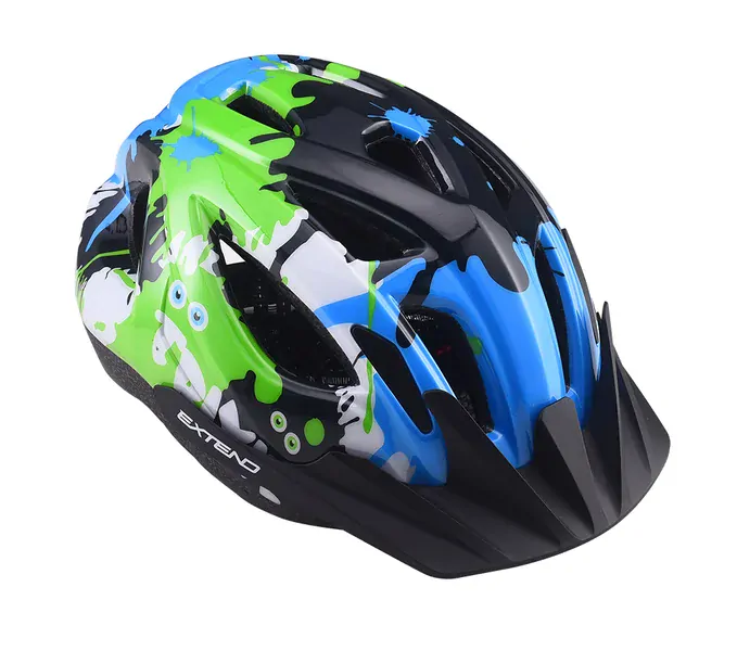 Cyklistická přilba EXTEND TRIXIE mystic sky blue-grass green