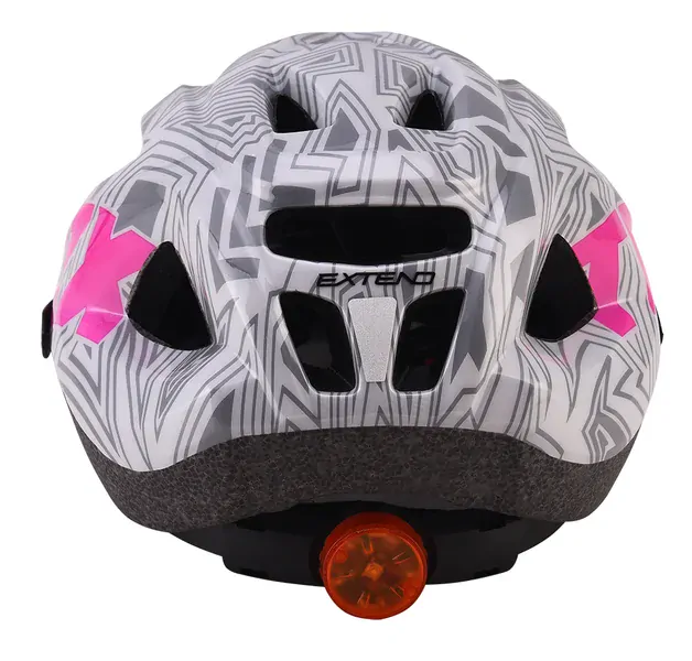 Cyklistická přilba Extend TRIX labirint light grey