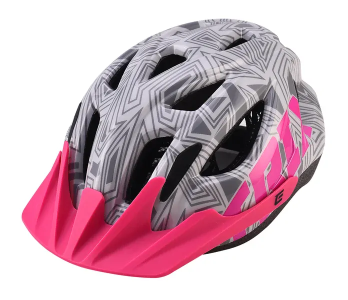 Cyklistická přilba Extend TRIX labirint light grey