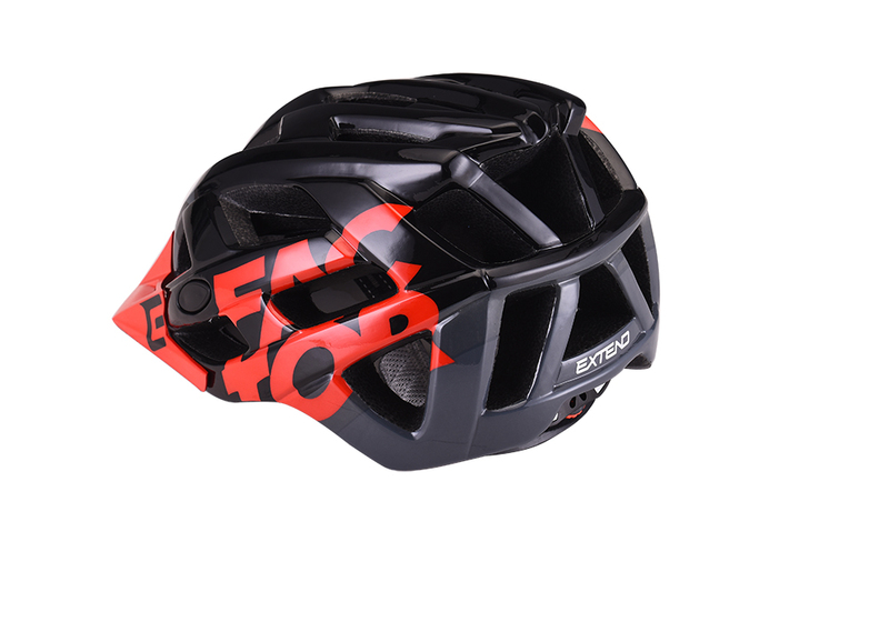 Cyklistická přilba Extend FACTOR black-red