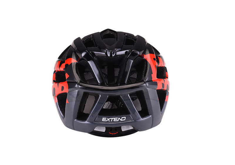 Cyklistická přilba Extend FACTOR black-red