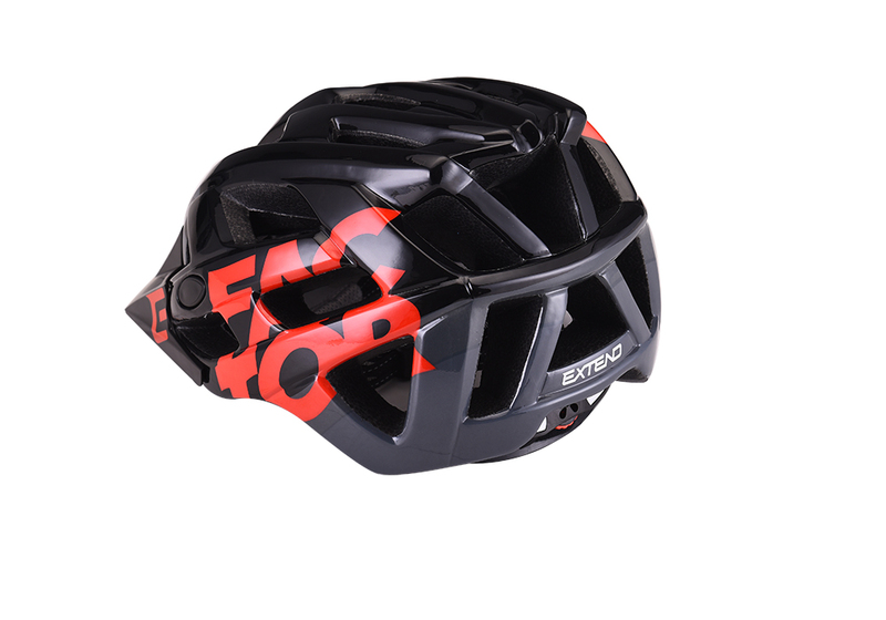 Cyklistická přilba Extend FACTOR black-red