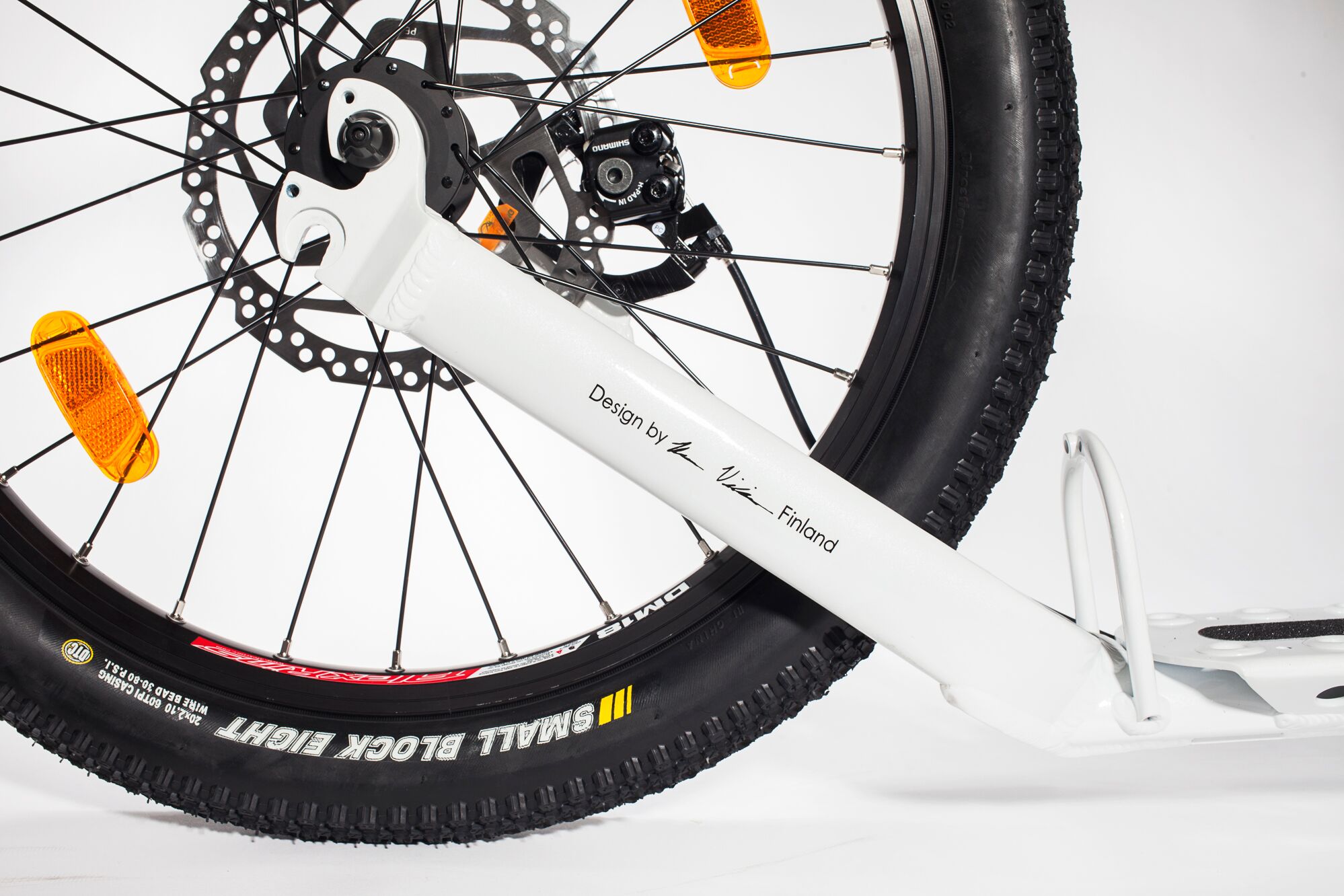 Koloběžka KICKBIKE Cross Fix, bílá 27,5"/20"- Doprava ZDARMA!