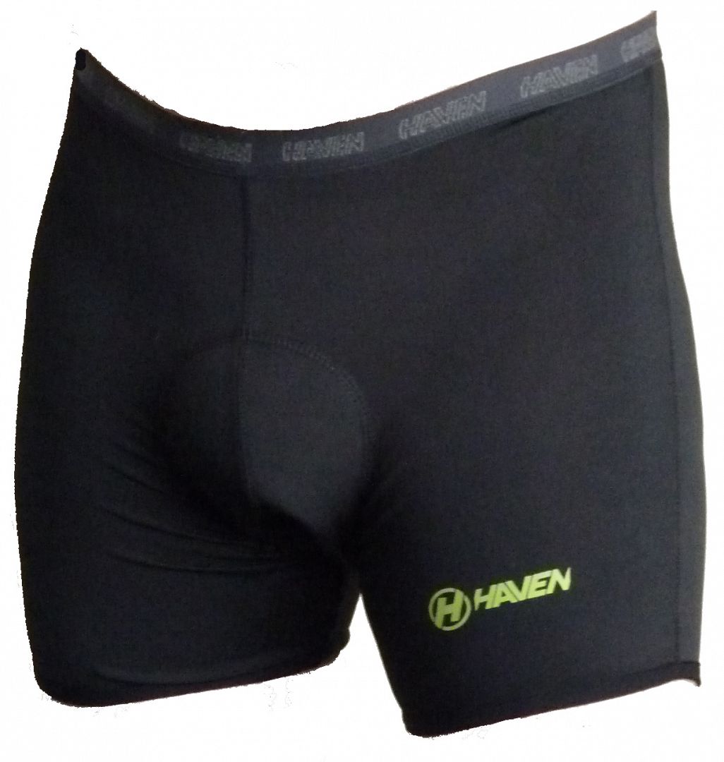 Pánské cyklokraťasy HAVEN NAVAHO SLIMFIT dark green/beige