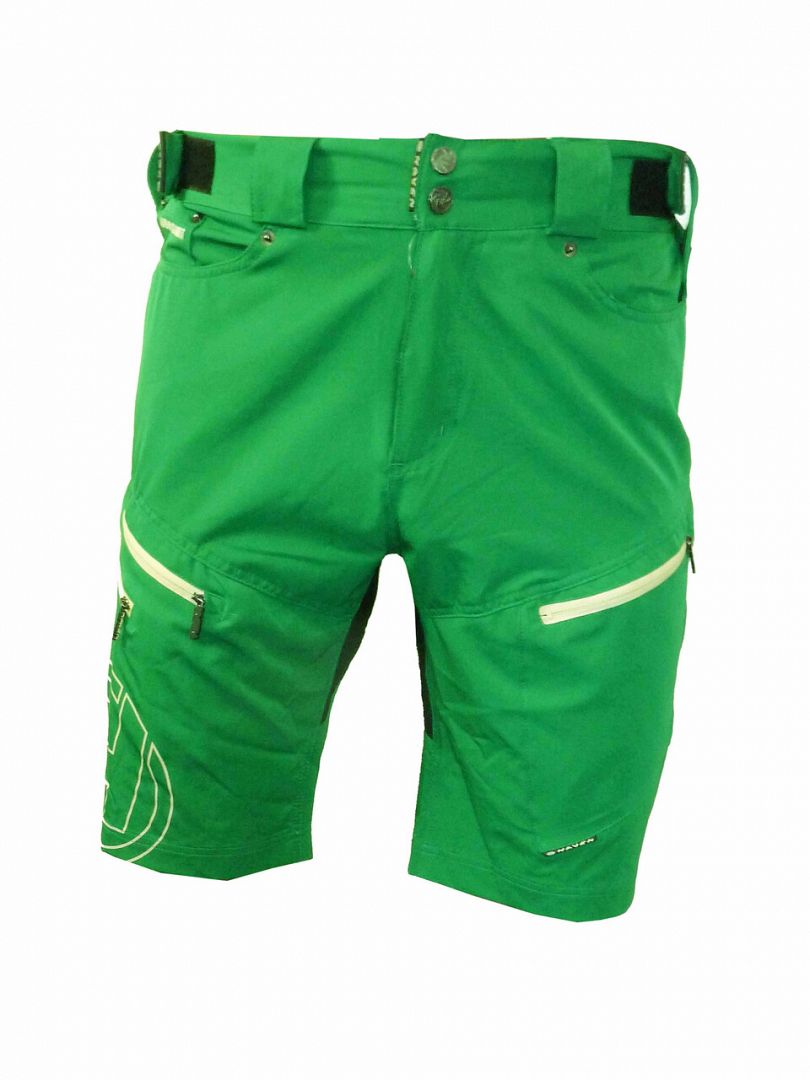 Pánské cyklokraťasy HAVEN NAVAHO SLIMFIT dark green/beige