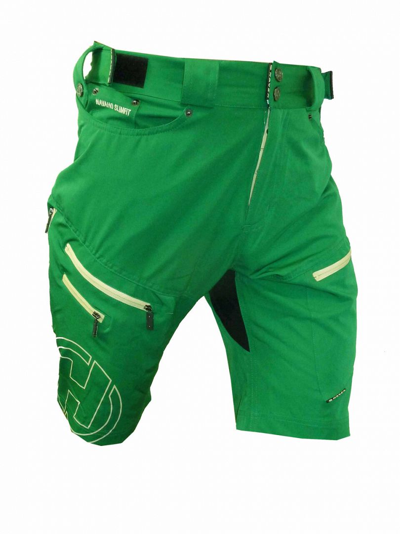 Pánské cyklokraťasy HAVEN NAVAHO SLIMFIT dark green/beige