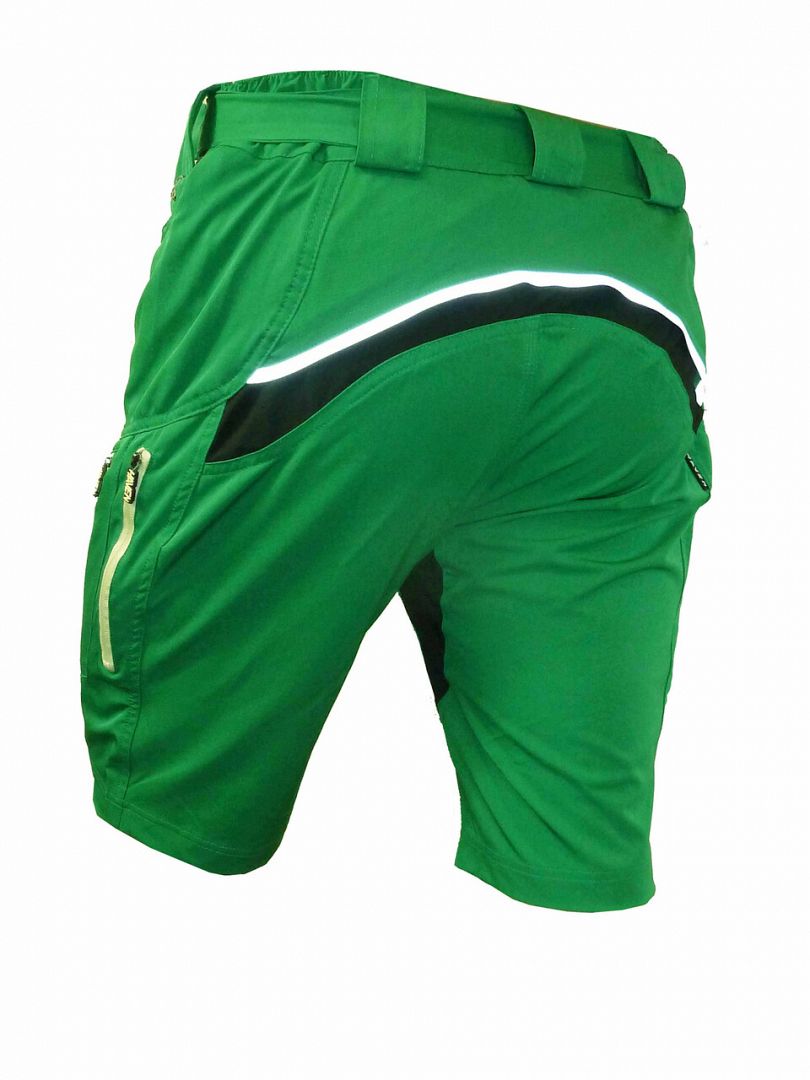 Pánské cyklokraťasy HAVEN NAVAHO SLIMFIT dark green/beige