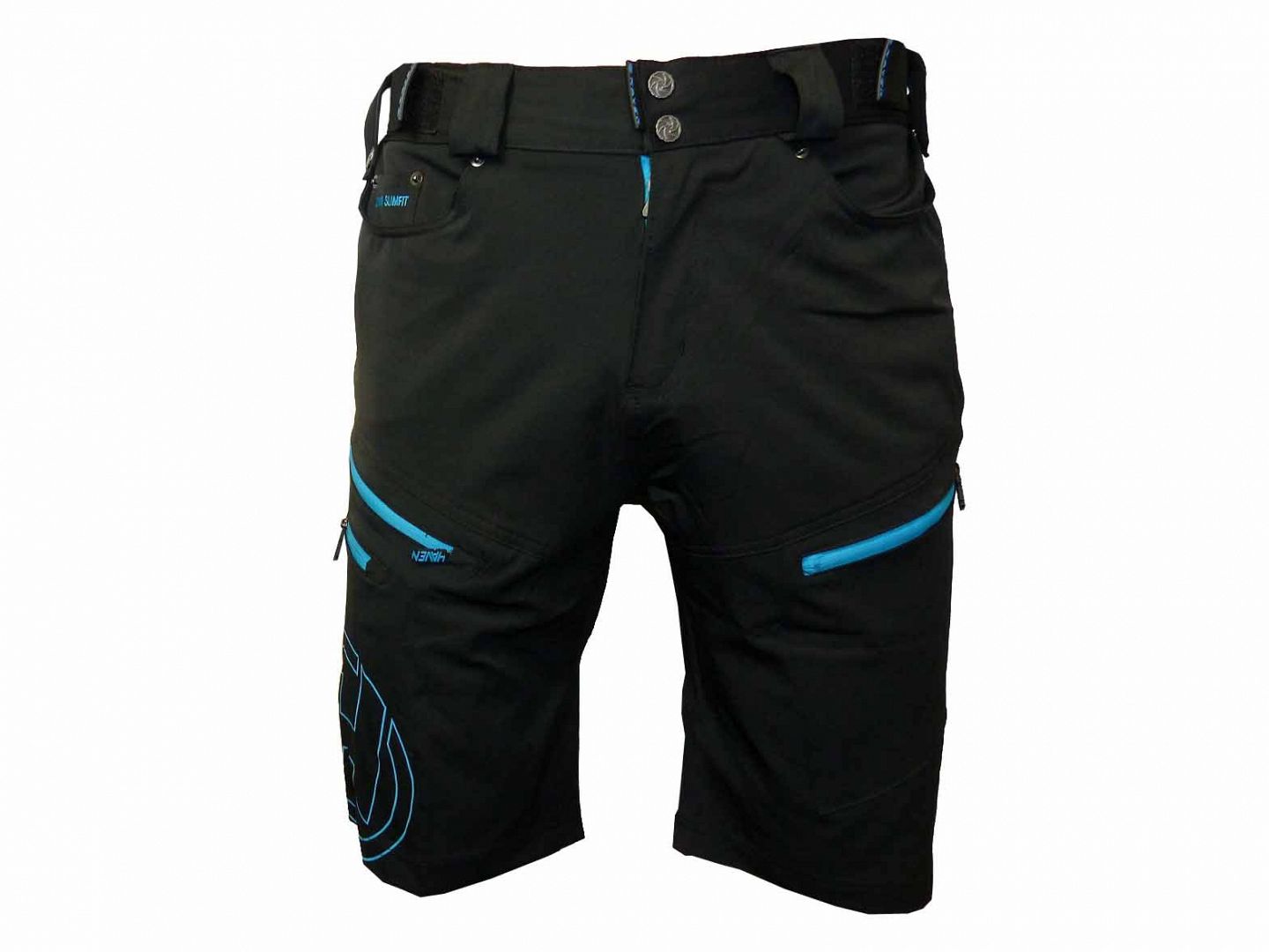 Pánské cyklokraťasy HAVEN NAVAHO SLIMFIT black/blue
