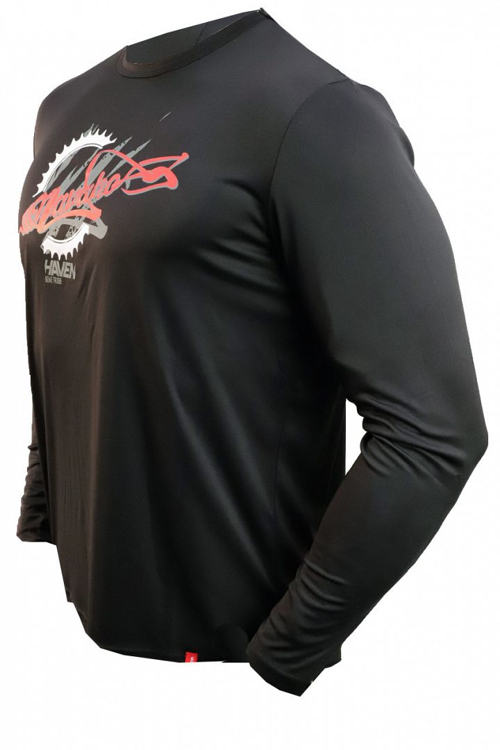 Volný dres HAVEN NAVAHO LONG black/red