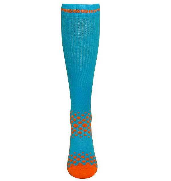 Kompresní podkolenky HAVEN EVOTEC COMAX blue/orange - HIGH COMPRESSION