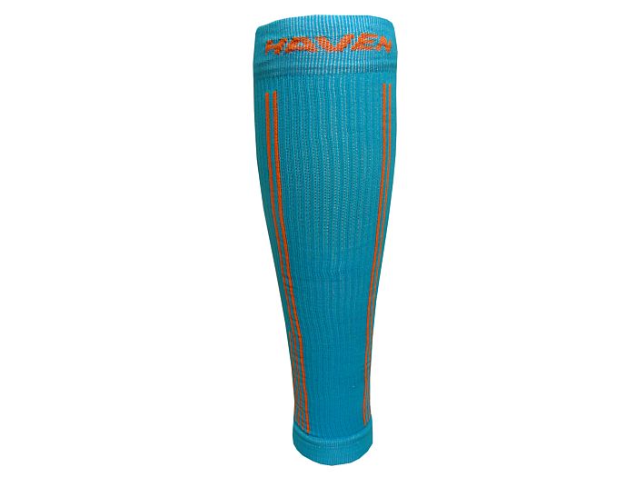 Kompresní návleky HAVEN Compressive Calf Guard EvoTec blue/orange- HIGH COMPRESSION