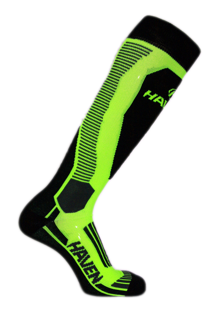 Zimní kompresní podkolenky HAVEN Compressive Ski green - LIGHT COMPRESSION