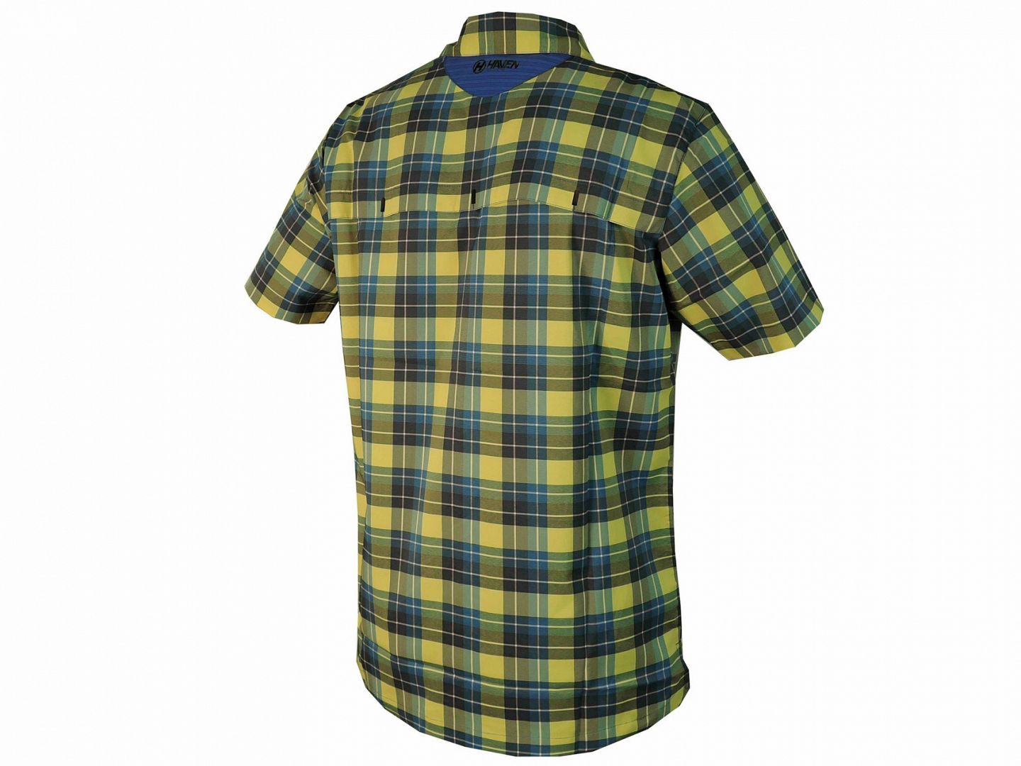 Košile HAVEN AGNESS SLIMFIT men blue/yellow