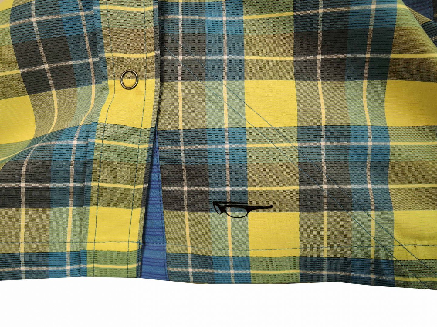 Košile HAVEN AGNESS SLIMFIT men blue/yellow