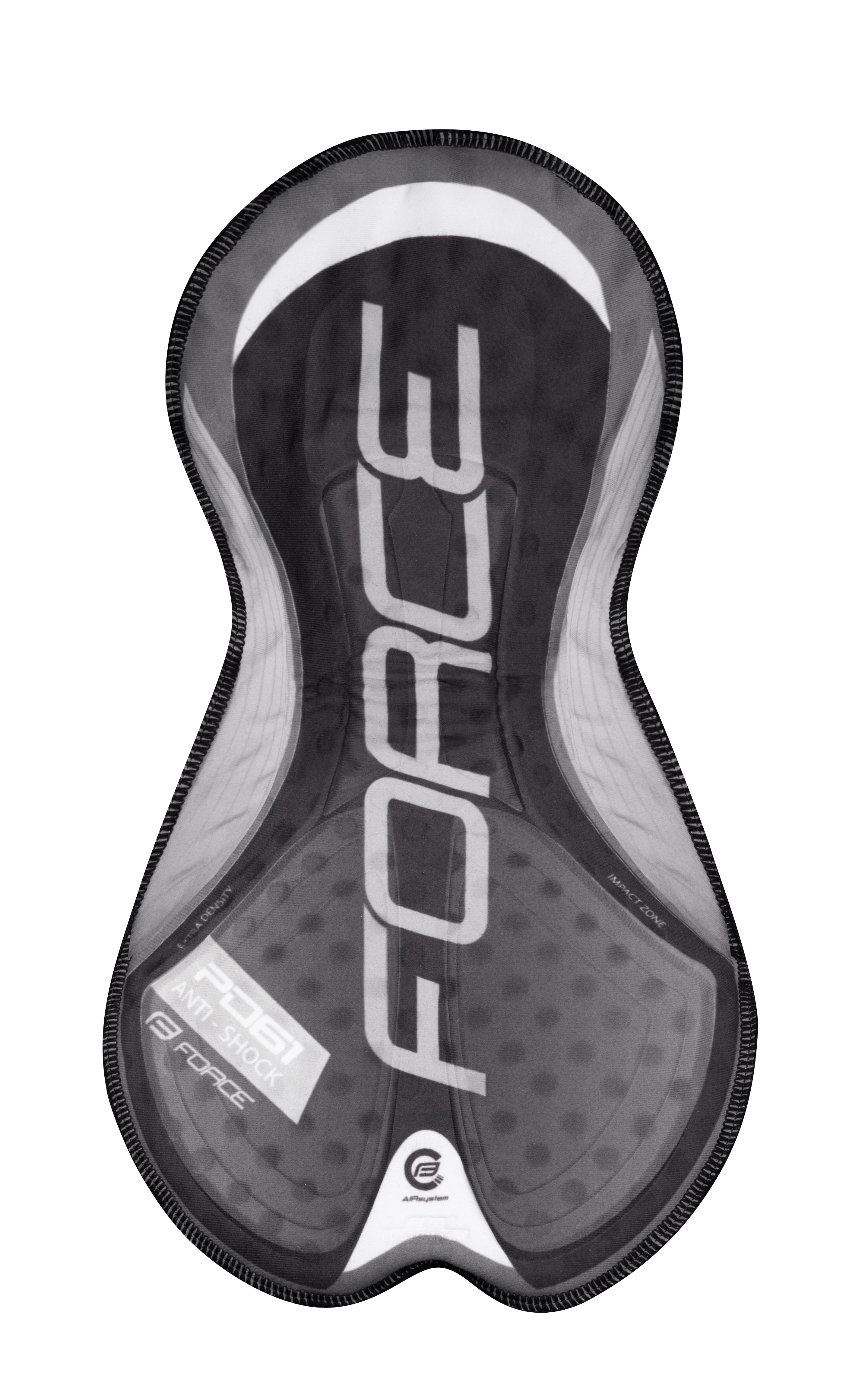 Kraťasy FORCE FAME se šráky a vložkou, černo-modré