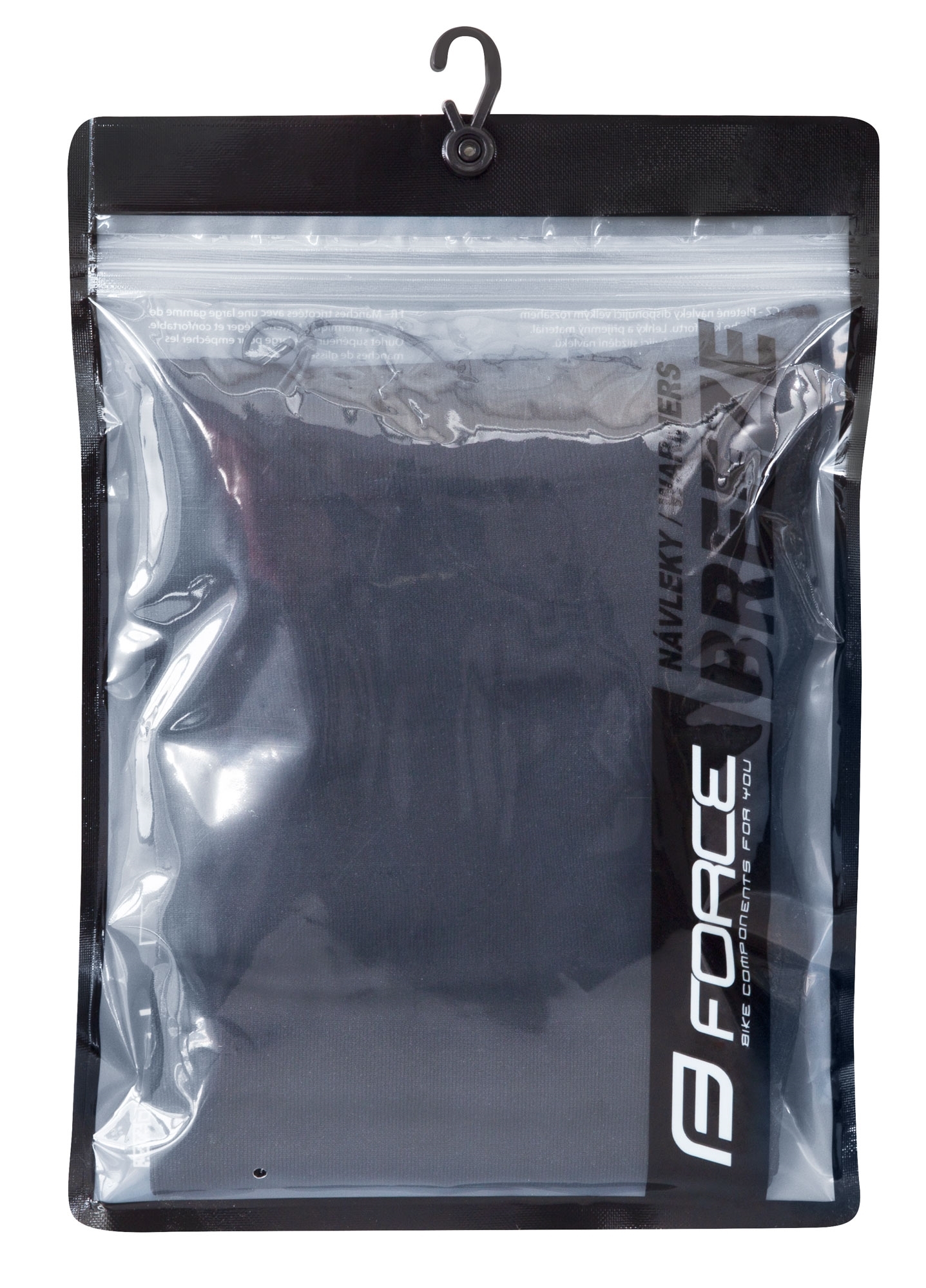 Návleky na nohy FORCE BREEZE pletené, černé