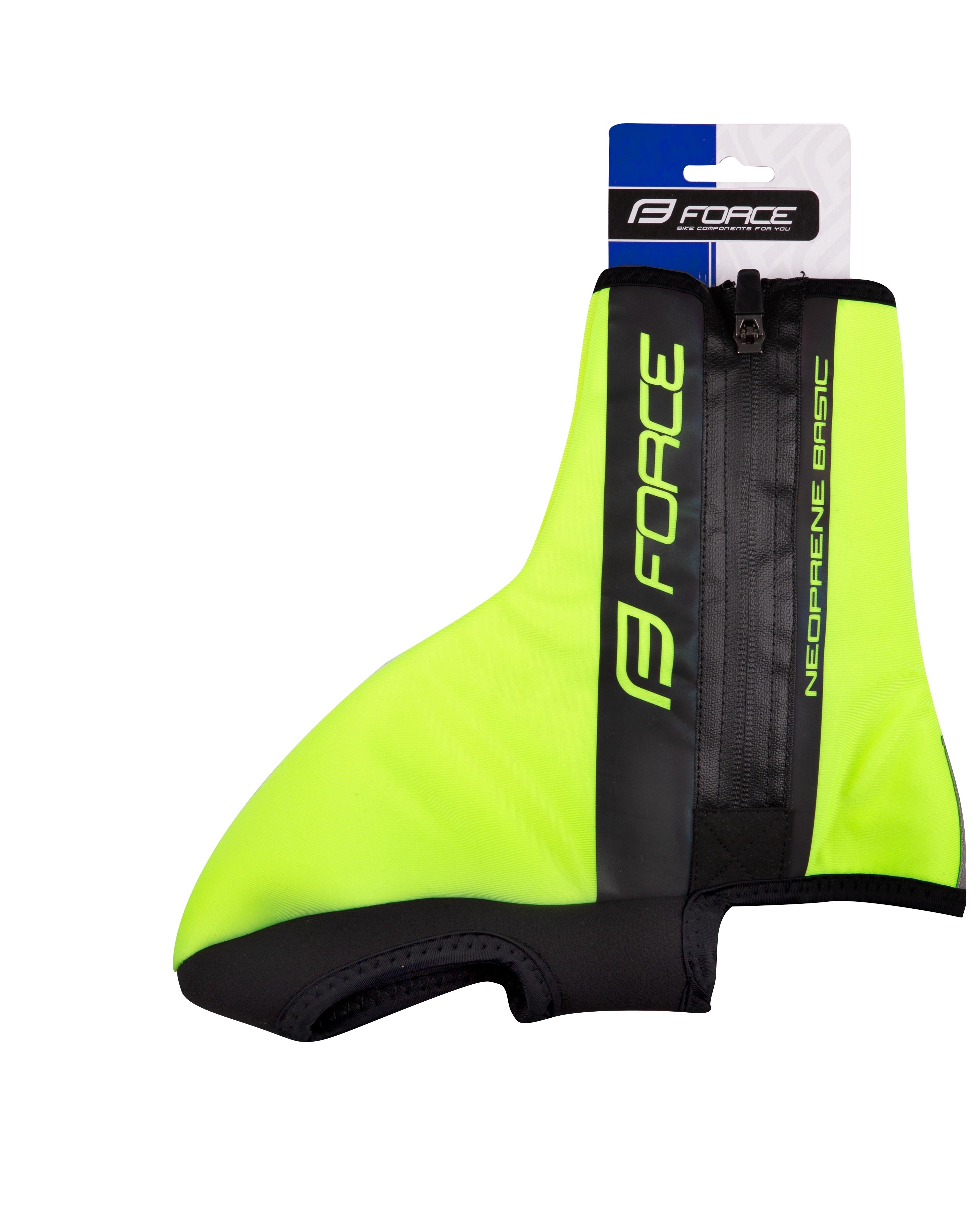 Návleky treter FORCE NEOPREN BASIC, fluo