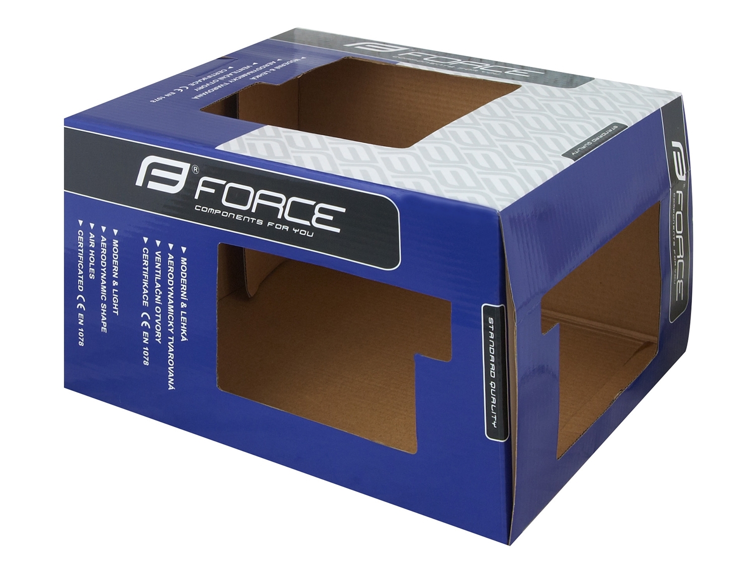 Přilba FORCE LARK dětská, černo-červeno-bílá