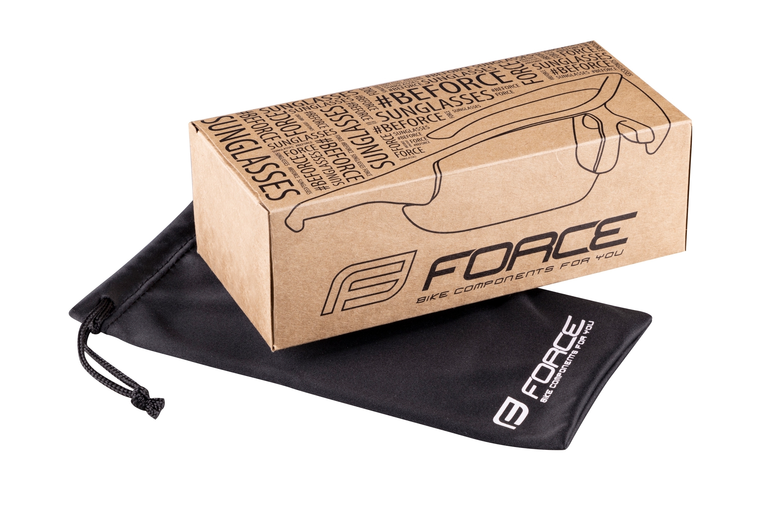 Brýle FORCE AMBIENT, bílo-šedo-černá, modrá zrcadlová skla