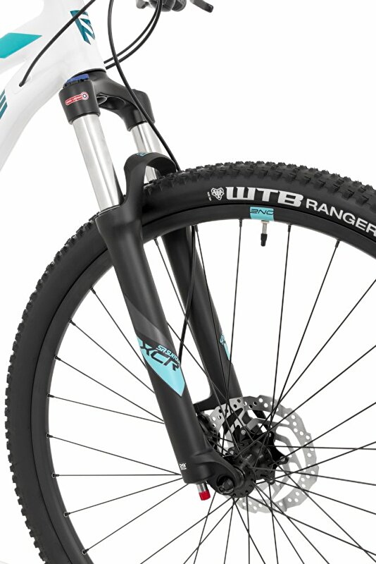 Rock Machine CATHERINE 20-29, rám 19" (L), Gloss White/Petrol/Neon Cyan - ZDARMA dopravné, seřízení a odborná montáž!