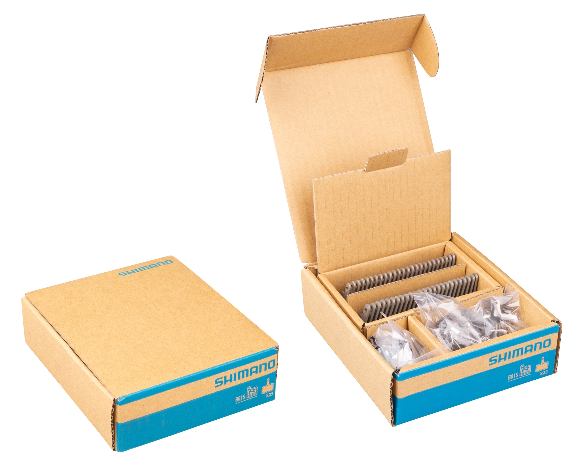 Destičky brzdové SHIMANO B05S polymerové, s pružinou