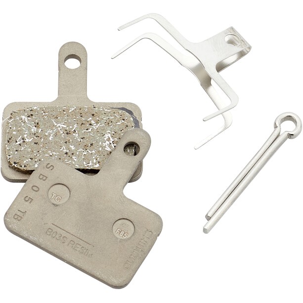 Destičky brzdové SHIMANO B05S polymerové, s pružinou