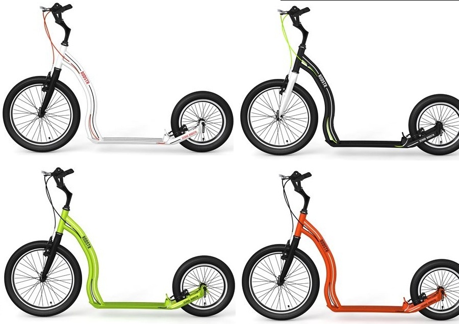 Koloběžka Yedoo Rodstr, white/black - ZDARMA dopravné a blikačky TWINS!