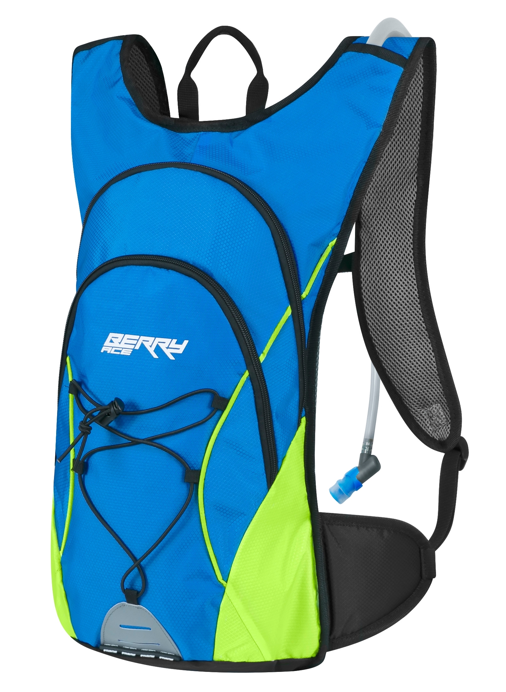 Batoh FORCE BERRY ACE PLUS 12L + 2L rezervoár, modro - fluo