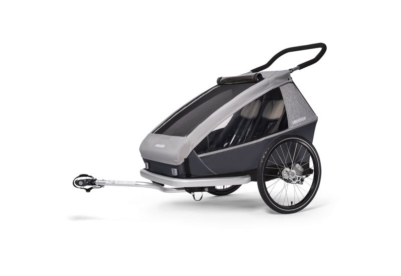 CROOZER KID FOR 2 Keeke 2020, STONE GREY - ZDARMA dopravné!