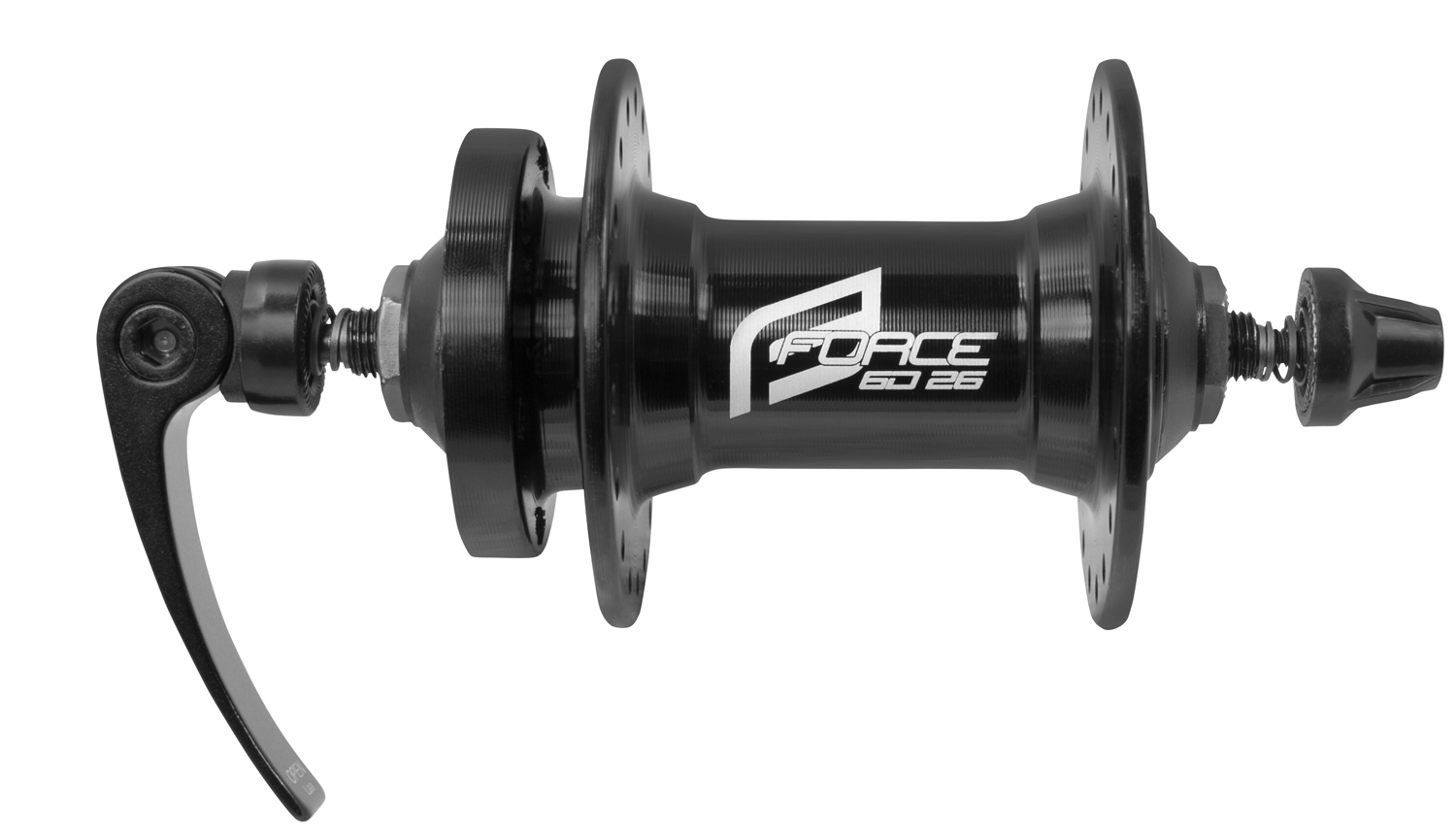 Náboj přední FORCE 6D-26, 36d, černý