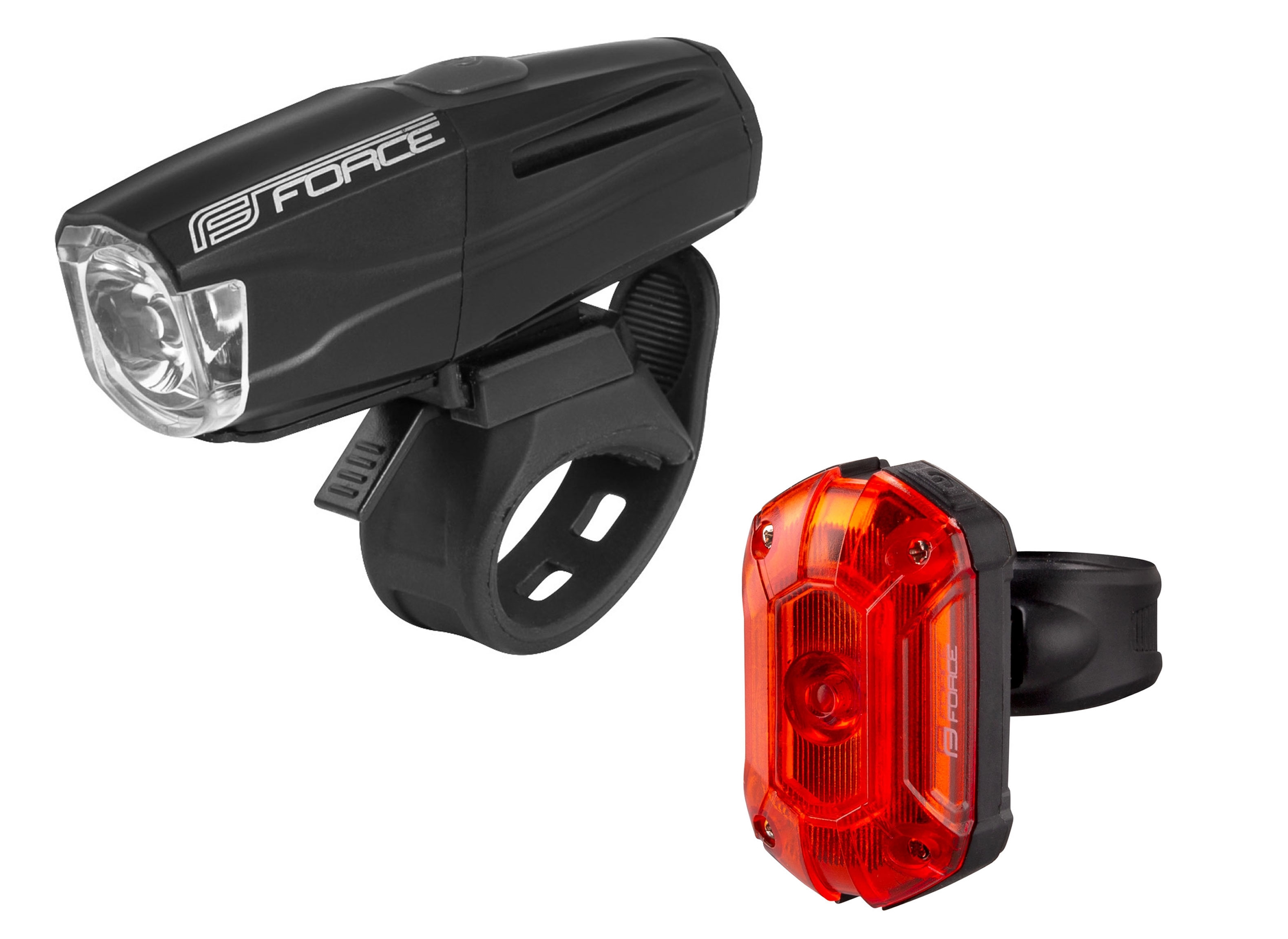 Světla sada FORCE VARIO USB přední + zadní
