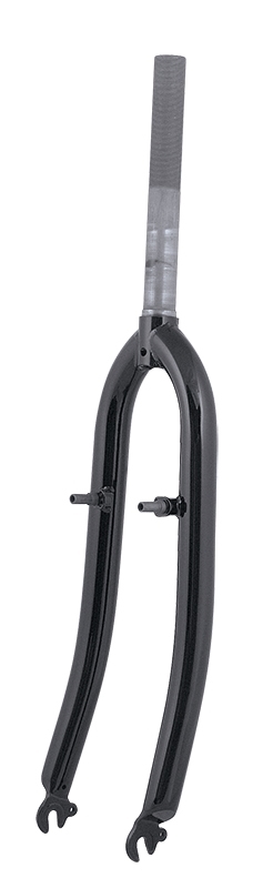 Vidlice FORCE trekking 28" Fe 1" závit, černá lesklá